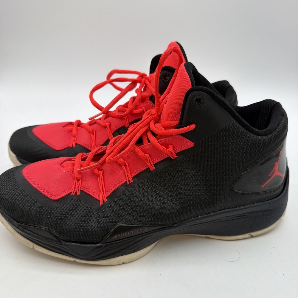 Nike Air Jordan Super Fly 2 Infrared Black Mens Size 13 645058-023 - Picture 3 of 6